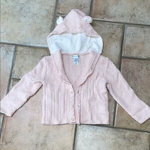 Ralph Lauren Light Pink Kids Knitted Cardigan